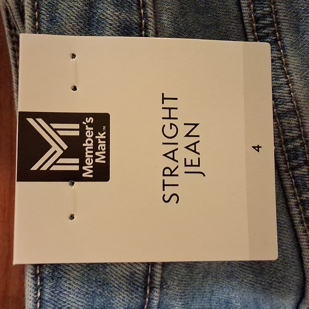 Women's Member Mark Straight Leg Jeans - Picture 2 of 6